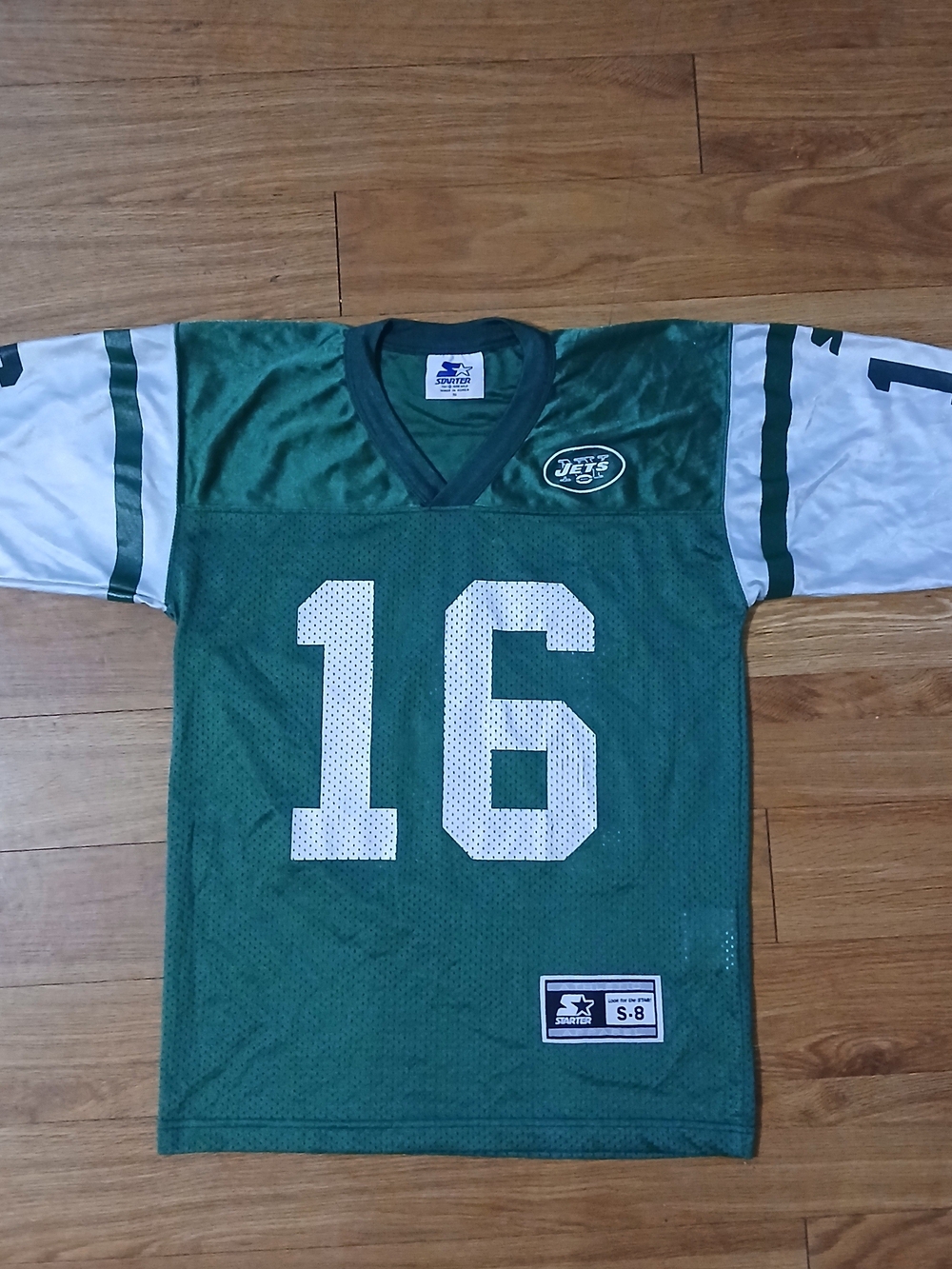 Starter New York Jets NFL Vinny Testaverde #16 Football Jersey Size S Green